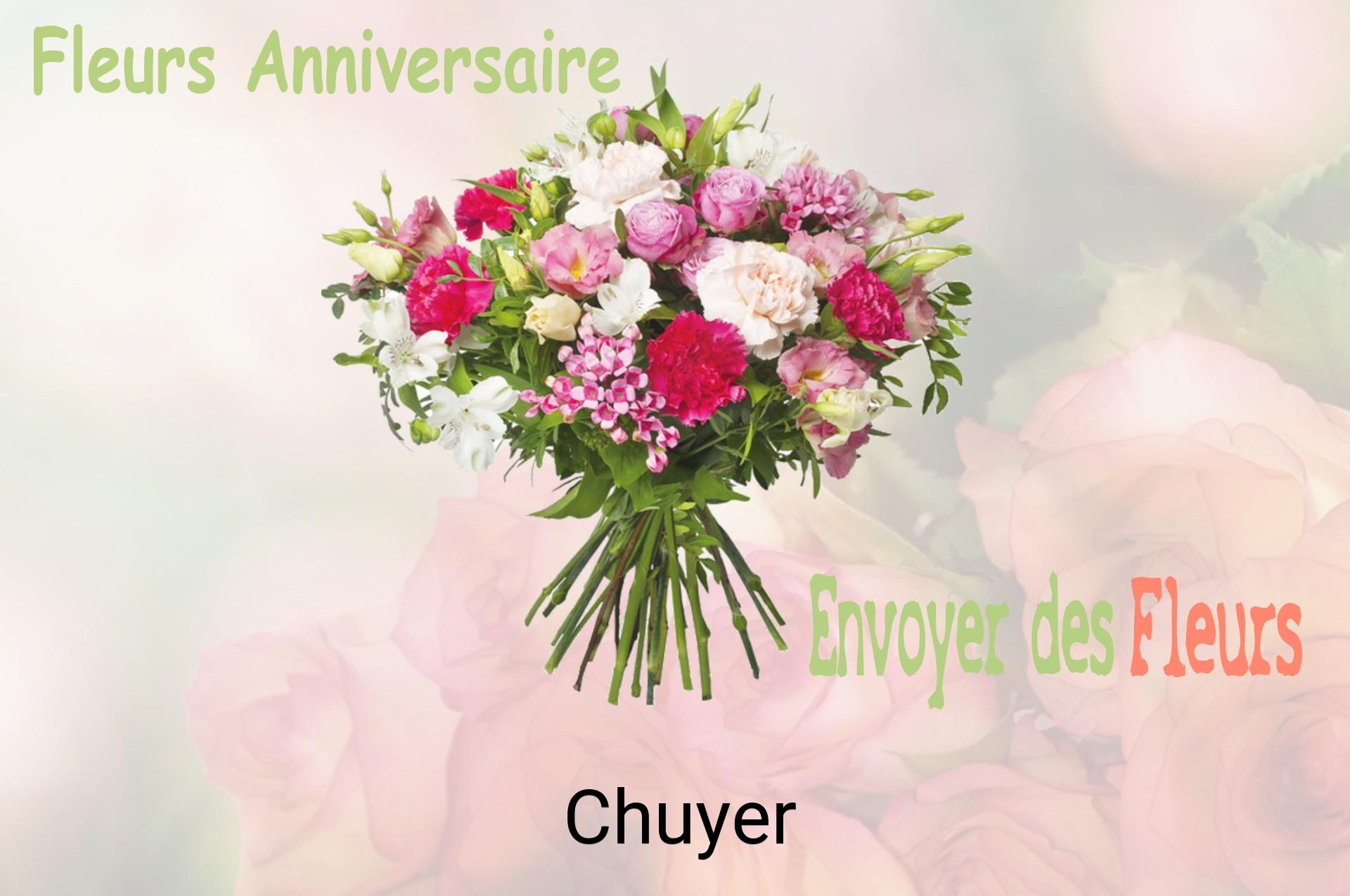 Bouquet de fleurs d’anniversaire livré à Chuyer