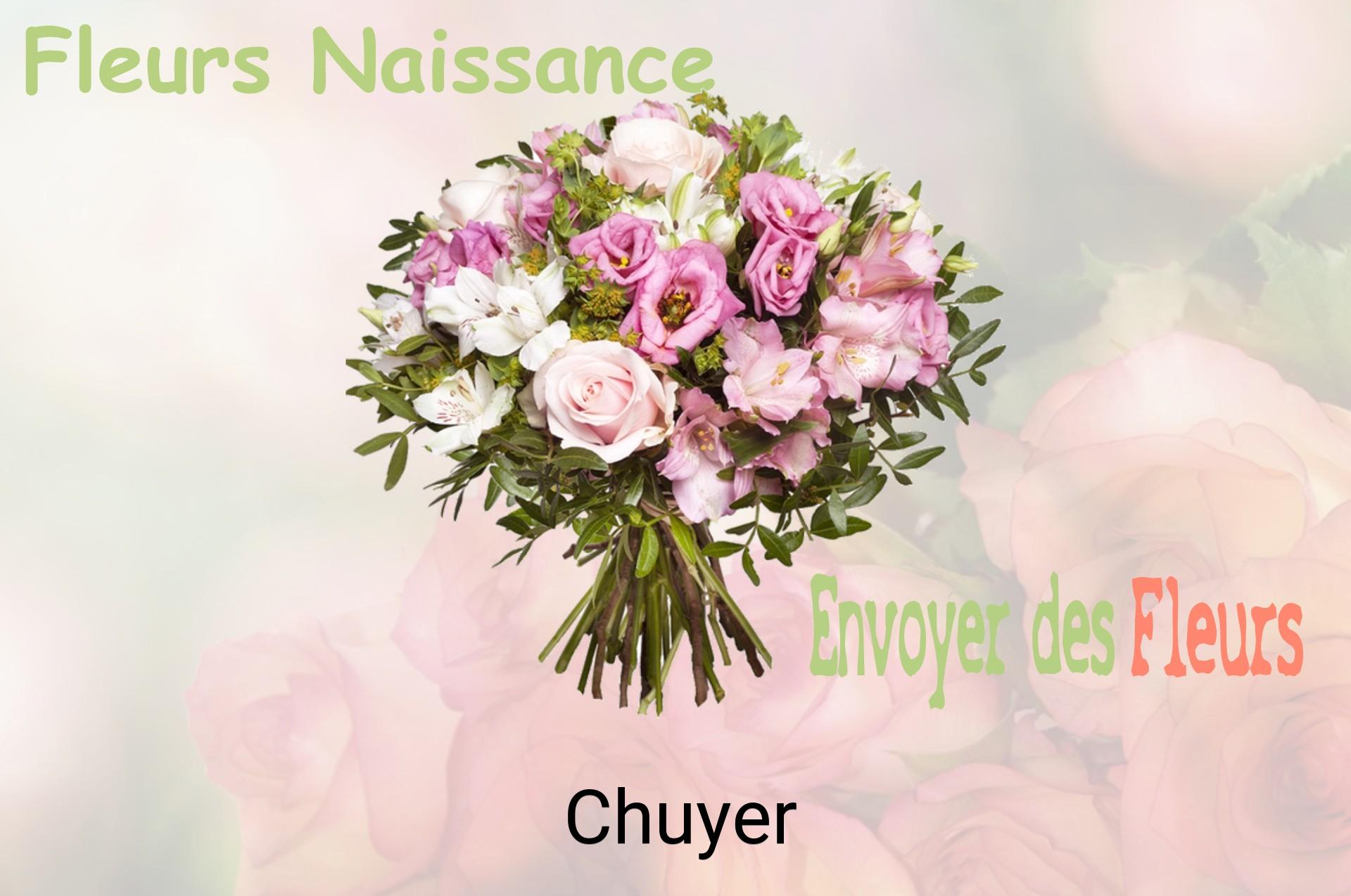 Bouquet de fleurs de naissance livré à Chuyer